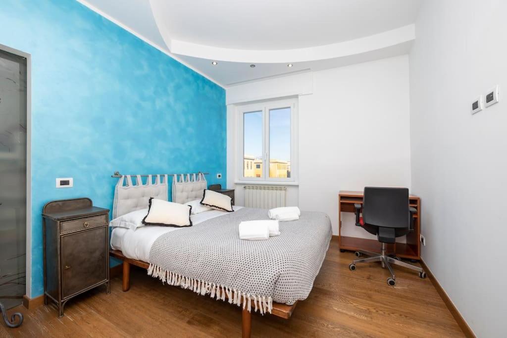 Stylish Apartment Rome Air Conditionig Wifi Tv 50 Metro 4 Minutes Away Luaran gambar